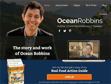 Tablet Screenshot of oceanrobbins.com